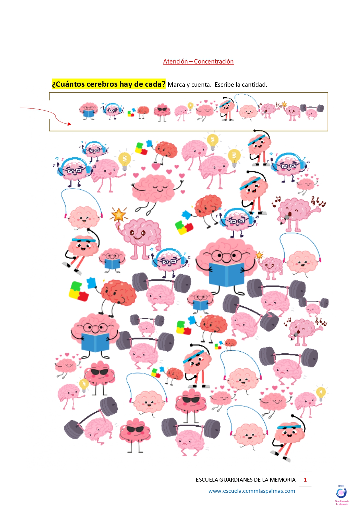 45 ejercicios de Atención y Concentración (1)